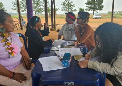 Atividade de Apoio e Assessoramento Técnino – Encontro de Planejamento Kuñangue Aty Guassy 2024 – Comunidade Indígena Yvy Rapykue