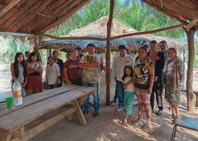 Reunião na Comunidade Kinikinau